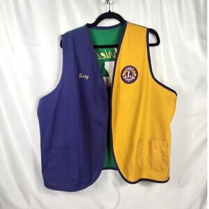 Lions International Vest 2XL 2005 Hong Kong Pin Louisiana